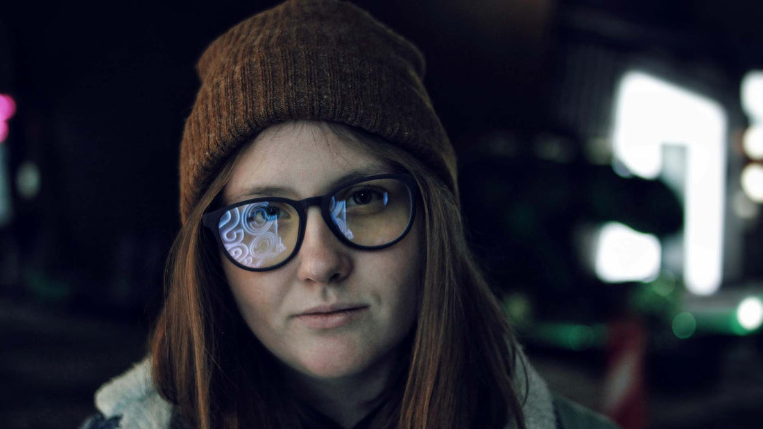 Woman in glasses