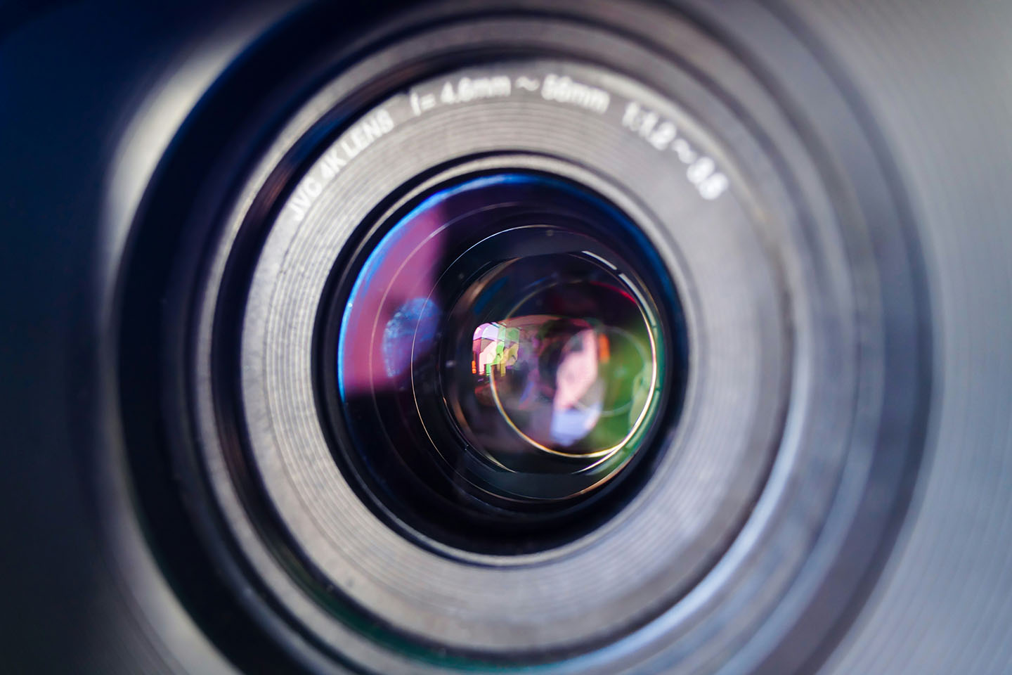 Close-up of camera lens